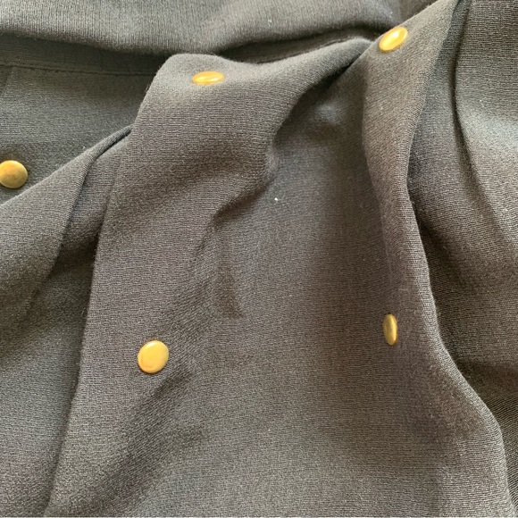 Alice by Temperley Claudia Studded mini skirt black silk blend - Picture 9 of 10